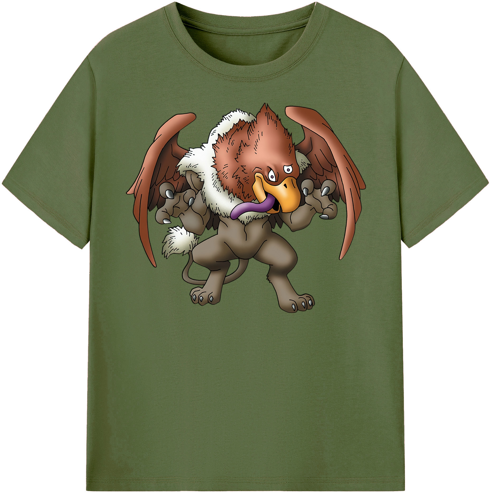 （画像用） ドラゴンクエスト Doragon Kuesuto Dragon Quest 綿100％半袖Tシャツ（フロントプリント）